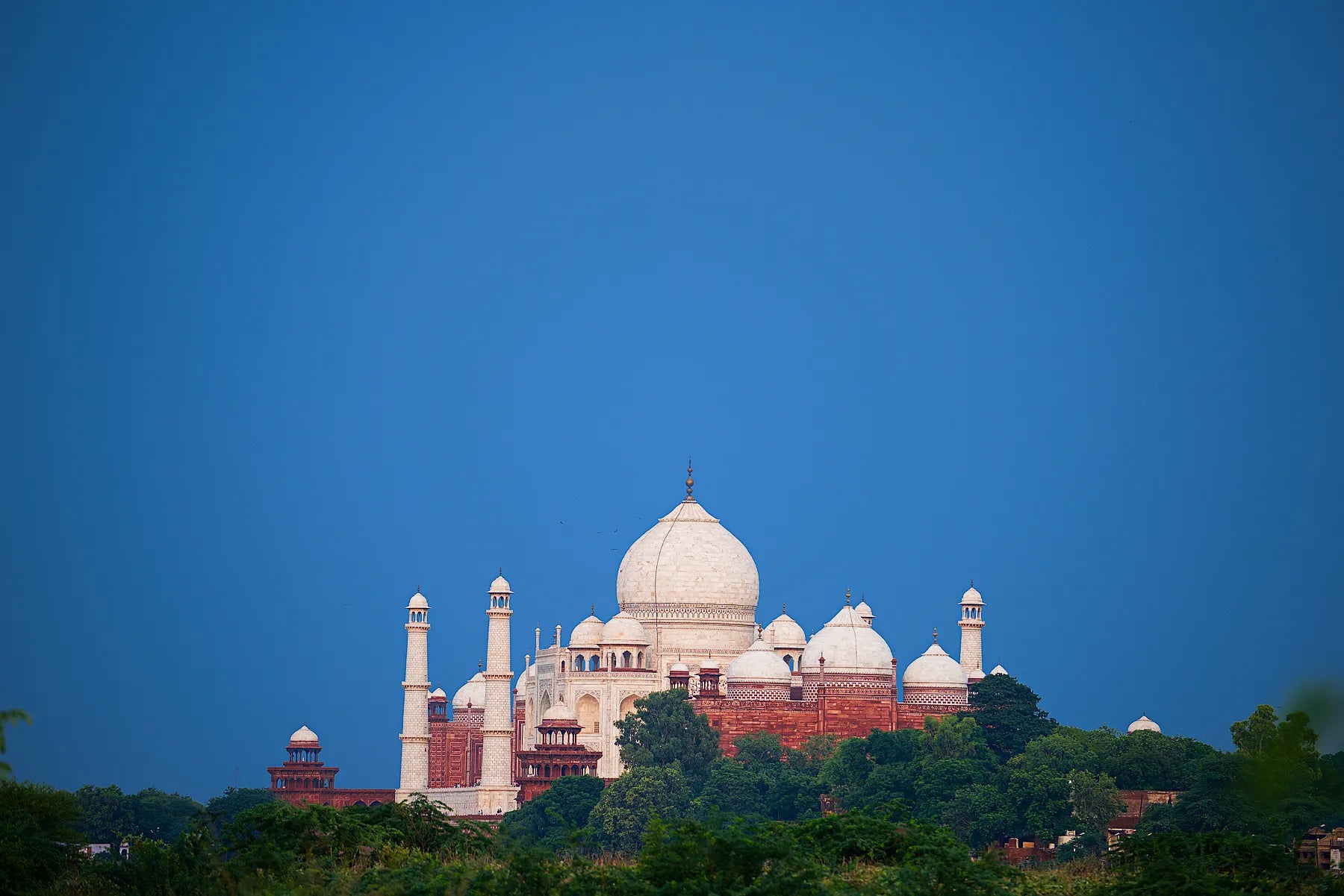 Taj Mahal on a Monsoon Evening