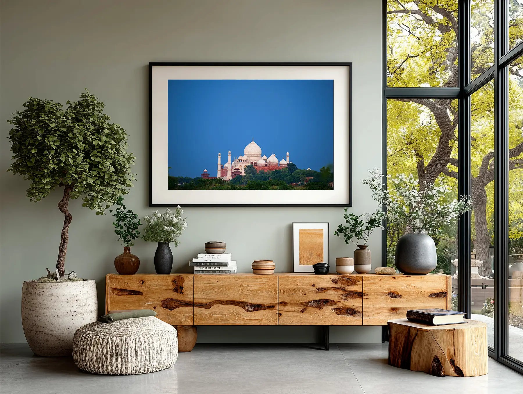 Taj Mahal on a Monsoon Evening