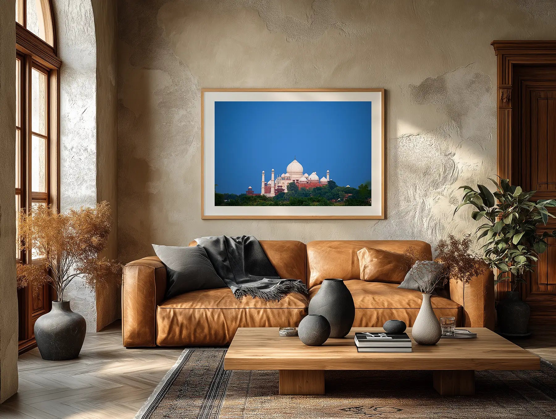 Taj Mahal on a Monsoon Evening