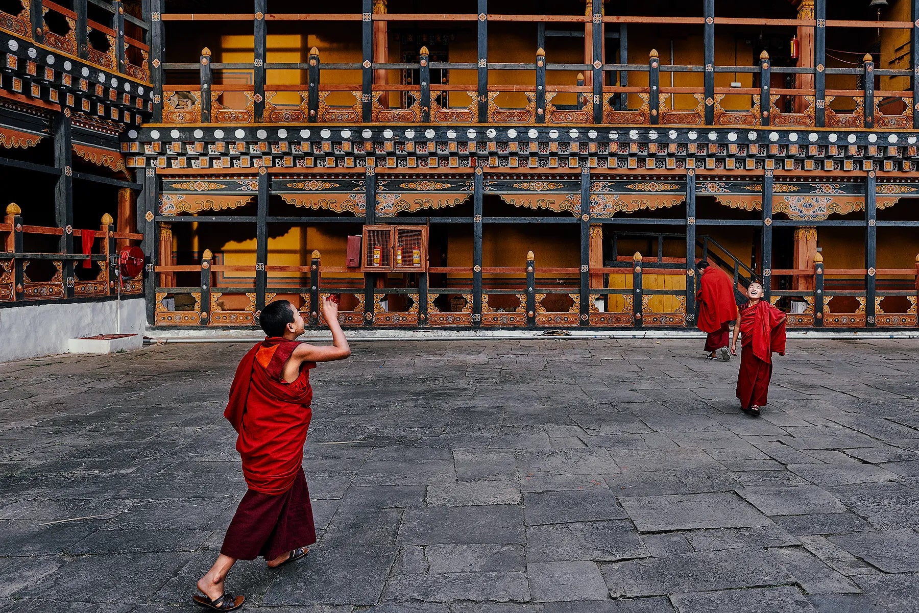 Child Monks at Play