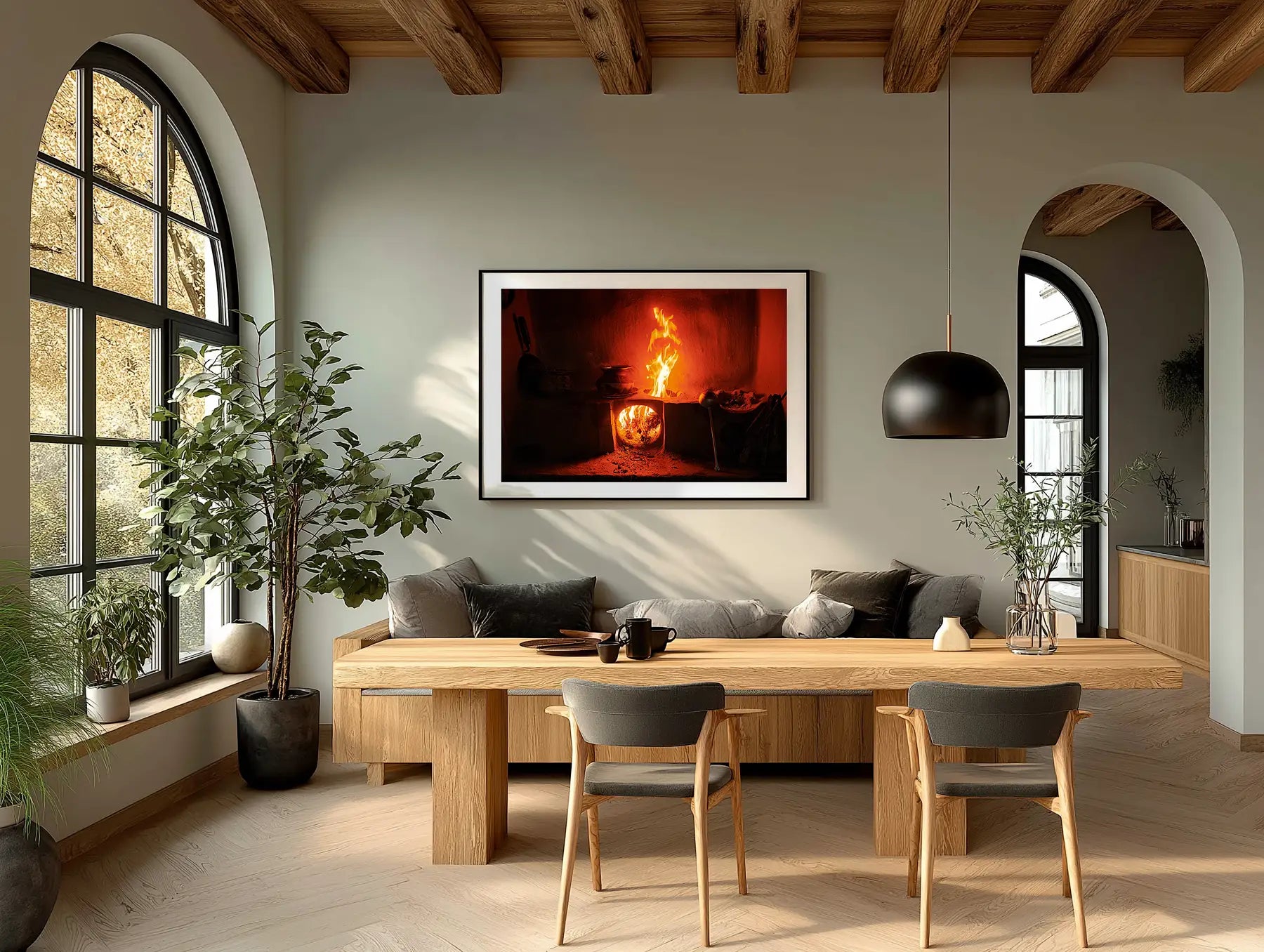 Flames at Hearth