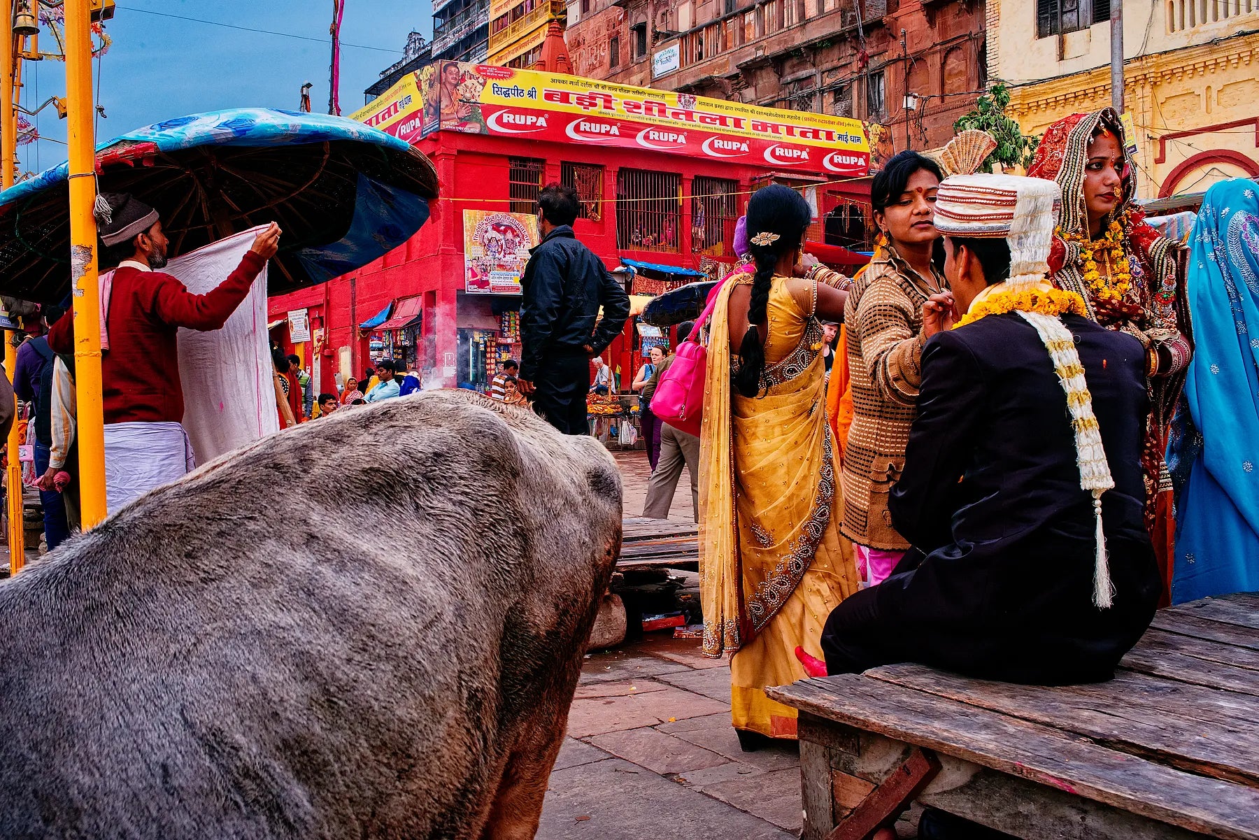 Newly Weds at Dashashwamedh Ghat
